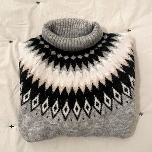 Aspen Super Soft Turtleneck Fair Isle Ski Sweater